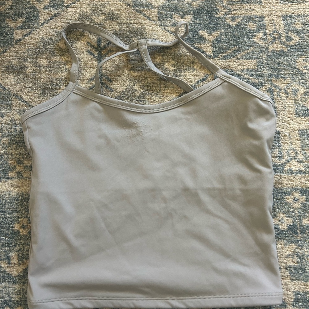 Gray Women's Strappy Top
